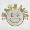 mama-life-smile-face-icon-embroidery-design