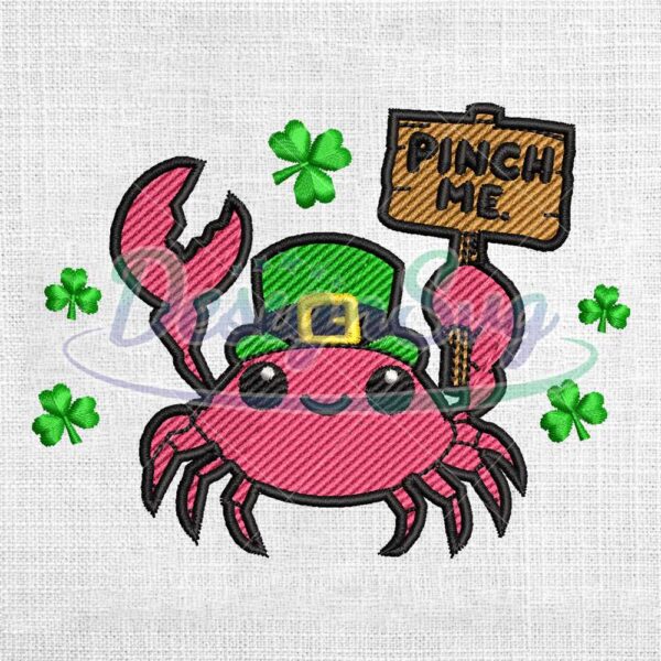 pinch-me-pink-crab-patrick-embroidery-design