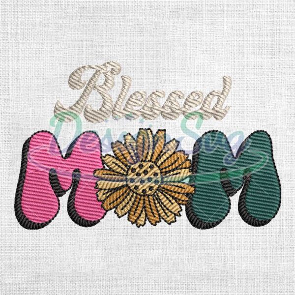 blessed-mom-sunflower-machine-embroidery-design