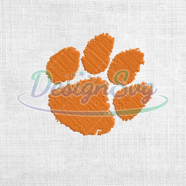clemson-tiger-paw-mosaic-ncaa-logo-embroidery-design