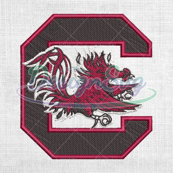 south-carolina-gamecocks-ncaa-football-logo-embroidery-design