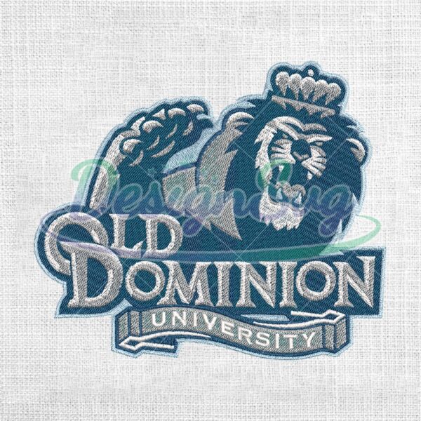 old-dominion-monarchs-ncaa-football-logo-embroidery-design