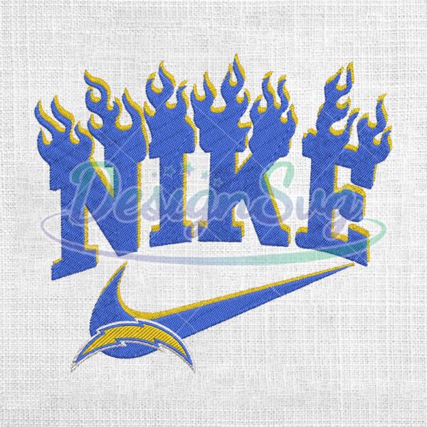 los-angeles-chargers-nike-flaming-logo-embroidery