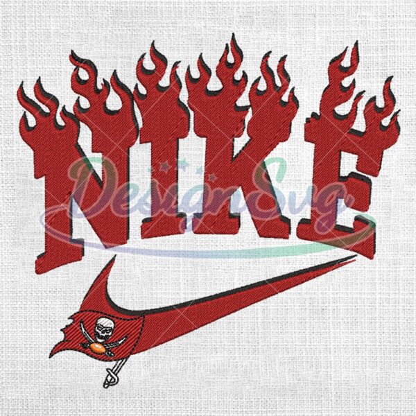 tampa-bay-buccaneers-nike-flaming-logo-embroidery