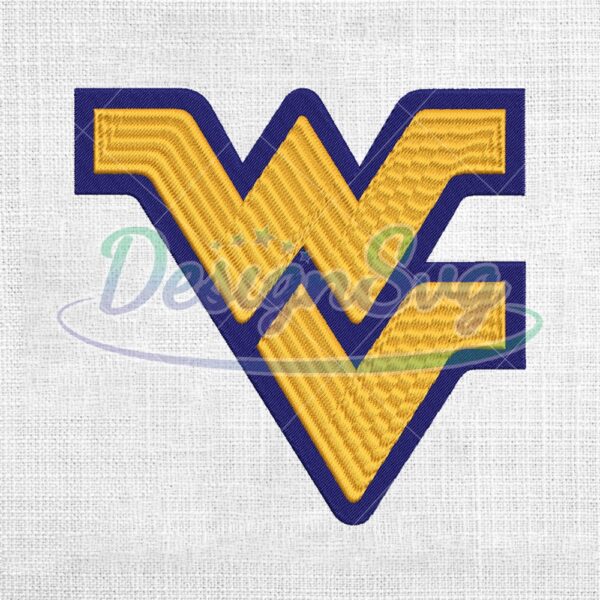 west-virginia-mountaineers-ncaa-logo-embroidery-design
