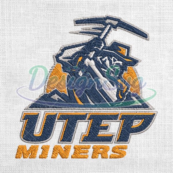 utep-miners-ncaa-football-logo-embroidery-design