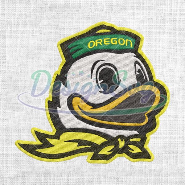 oregon-ducks-mascot-ncaa-football-logo-embroidery-design