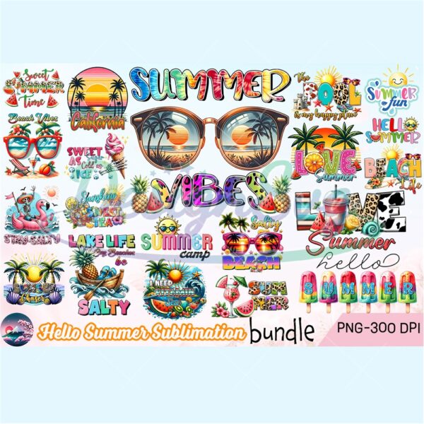 hello-summer-sublimation-bundle-png-summer-vacation-quotes-png-summer-vibes-png