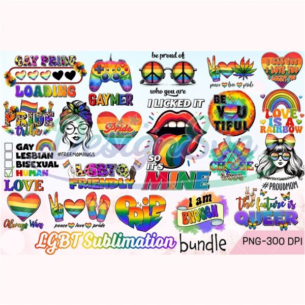 lgbt-day-sublimation-bundle-png-lgbt-pride-quotes-png-peace-love-pride-png