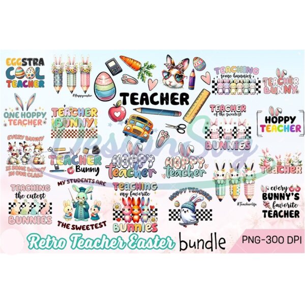 retro-teacher-easter-bundle-png-happy-easter-day-png-teacher-day-png-school-png