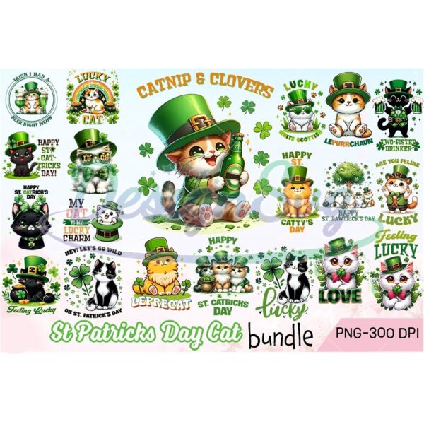 st-patrick-day-cat-bundle-png-sublimation-catnip-and-clovers-png-lucky-cat-patrick-day-png