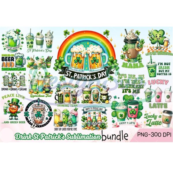 drink-st-patrick-day-sublimation-bundle-png-saint-patrick-day-beer-png-lucky-clover-png