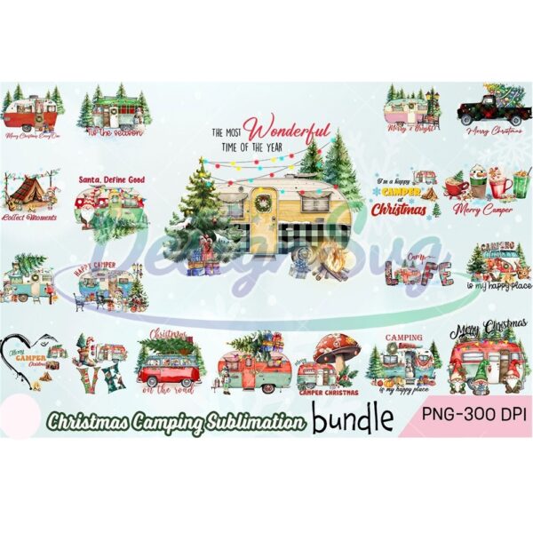 christmas-camping-sublimation-bundle-png-camping-quotes-png-most-wonderful-time-of-the-year-clipart-png