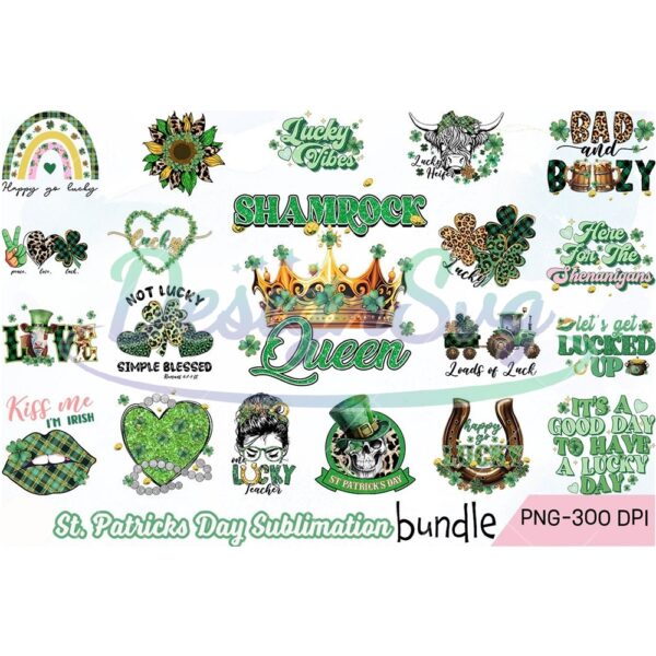 st-patrick-day-sublimation-bundle-png-shamrock-queen-png-lucky-vibes-png