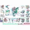 mermaid-sublimation-bundle-png-amazing-mermaid-quotes-png-peace-love-mermaid-png
