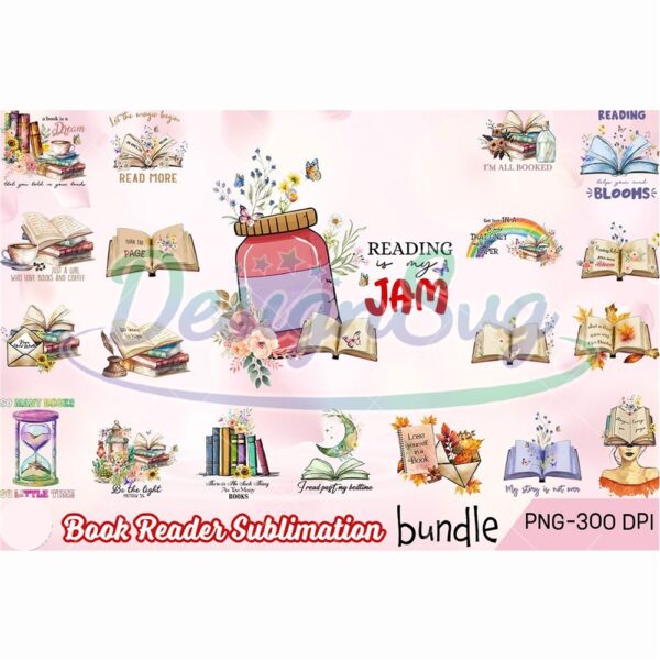 book-readers-sublimation-png-bundle-book-lovers-png-reading-is-my-jam-png