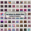 64 Designs 3D Brand 20oz Tumbler Bundle PNG
