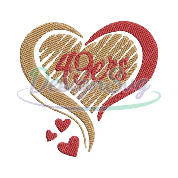 san-francisco-49ers-heart-embroidery-png