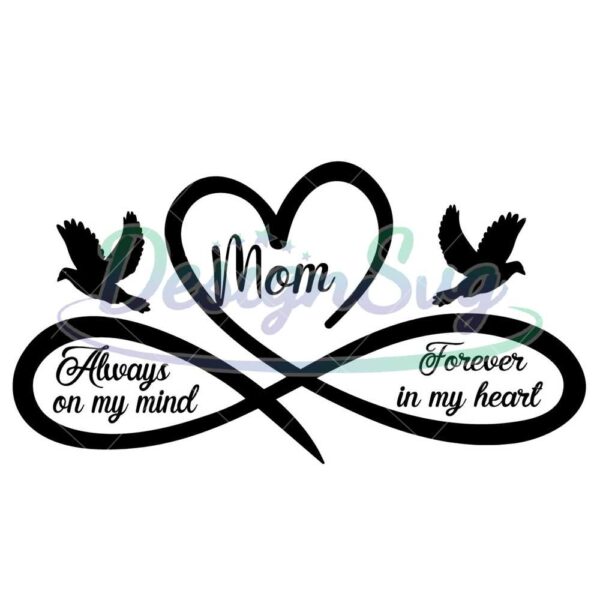 mom-memorial-svg-pngalways-in-my-mind-forever-in-my-heart-svg-memorial-svg-rest-in-peace-svg-in-memory-of-svg-rip