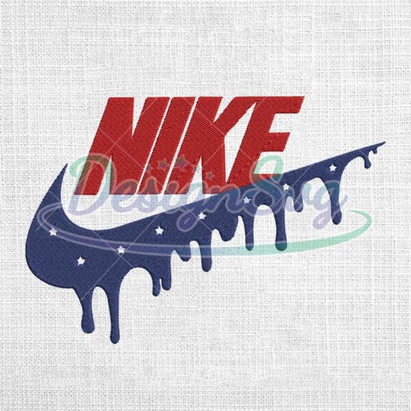 nike-red-blue-embroidery-design