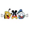 Disney Friends Dad Pluto SVG