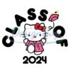 Hello Kitty Class Of 2024 Svg