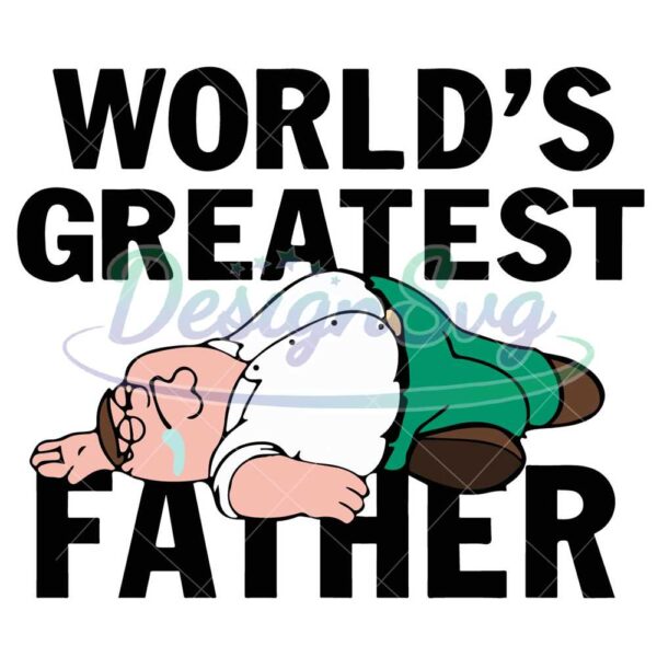 Worlds Greatest Father Peter Griffin SVG