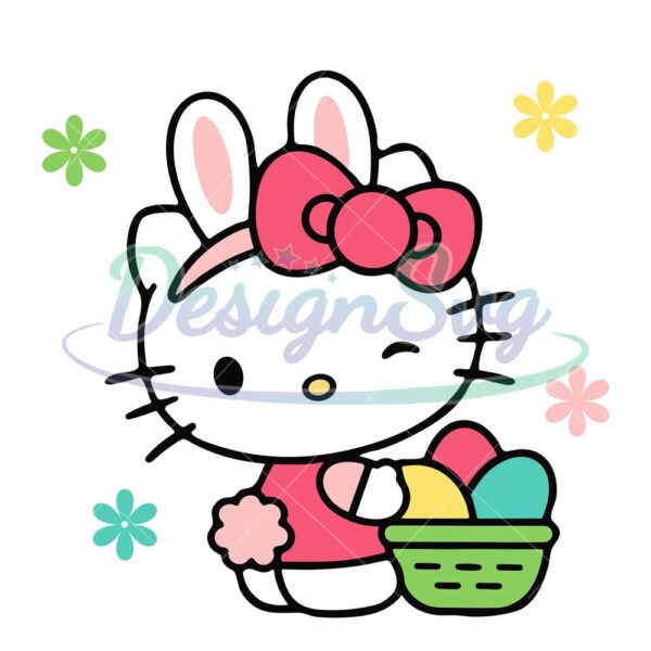 hello-kitty-easter-svg-easter-bunny-svg-happy-easter-svg-disney-svg-cricut-silhouette-vector-cut-file