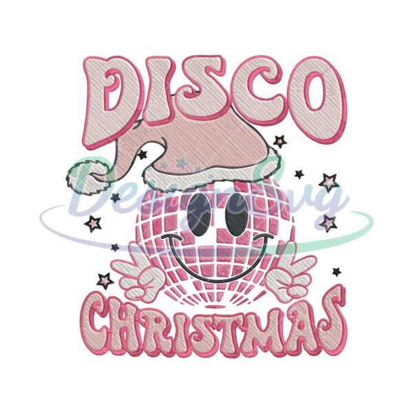 christmas-pink-disco-embroidery-design-file-png