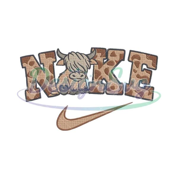 brown-cow-x-nike-embroidery-design-nike-embroidery-embroidery-file-embroidery-shirt-png