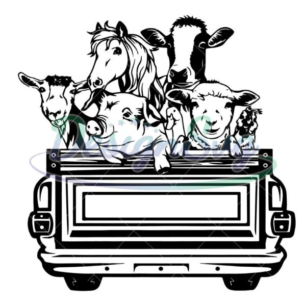 farm-animals-in-truck-svg-farmhouse-svg-vintage-farm-svg