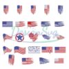 American Flag Bundle Svg
