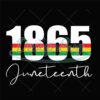 Celebrate Juneteenth 1865 Black Svg