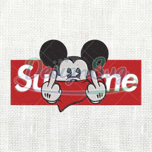 supreme-x-mickey-mouse-embroidery-machine