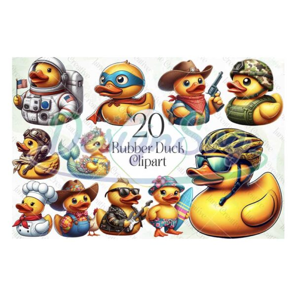 rubber-duck-sublimation-bundle-bath-duck-clipart-watercolor-toy-duck-png