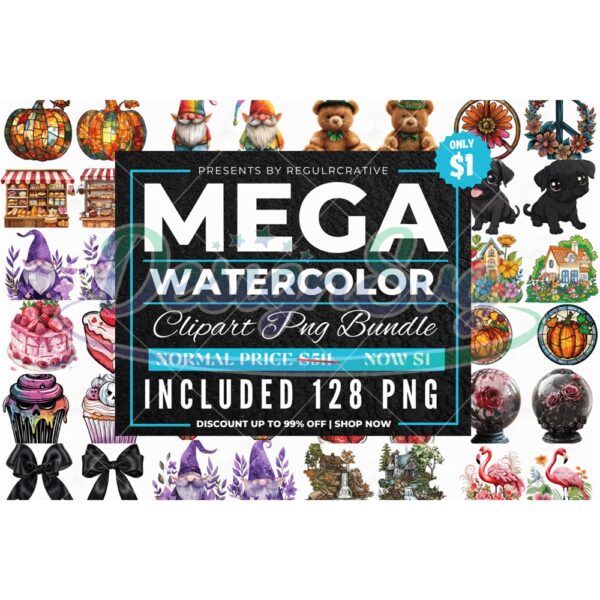 mega-watercolor-clipart-png-bundle