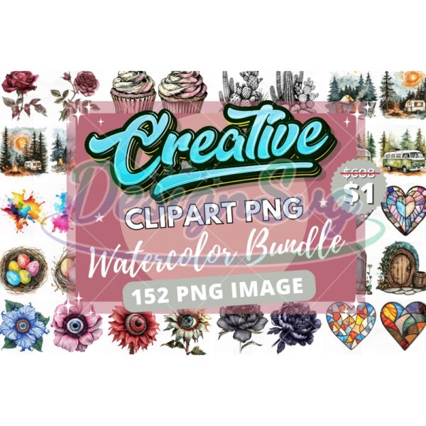 creative-watercolor-clipart-mega-bundle