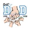 Best Dad Ever Fist Bump SVG