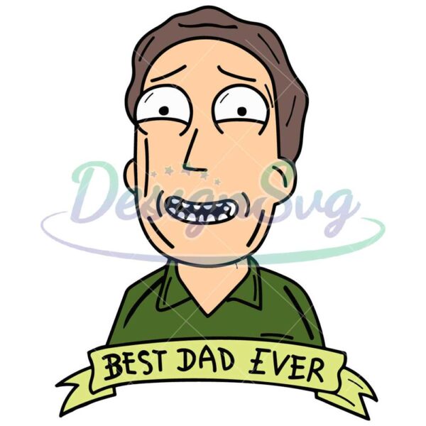 Best Dad Ever Jerry Smith SVG