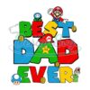 Best Dad Ever Super Mario SVG