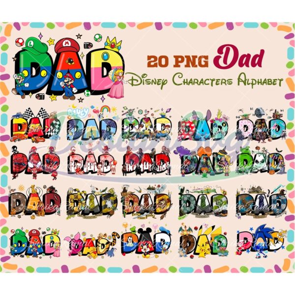 20-cartoon-dad-png-bundle-characters-letters-png