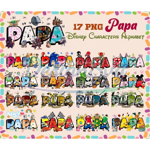 17-cartoon-papa-png-bundle-characters-letters-png