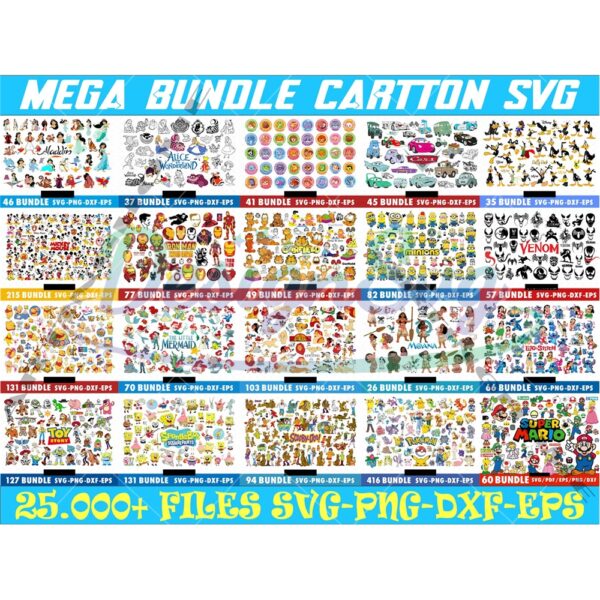 5000-mega-cartoon-svg-bundle