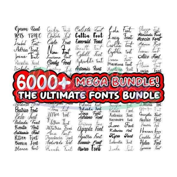 6000-fonts-for-canva-wedding-fonts-bundle-handwritten-fonts