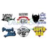 The Best Dads Have Beards SVG Bundle