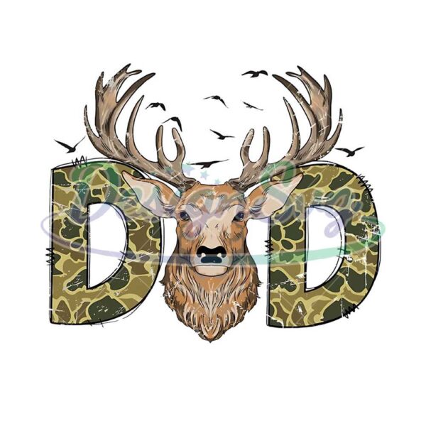 Deer Dad Png Gift For Hunter Design