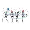 Skeleton Dancing 4th Of July SVG