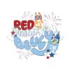 Red White Bluey Bingo Dancing SVG