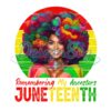 Remembering My Ancestors Juneteenth Design Png