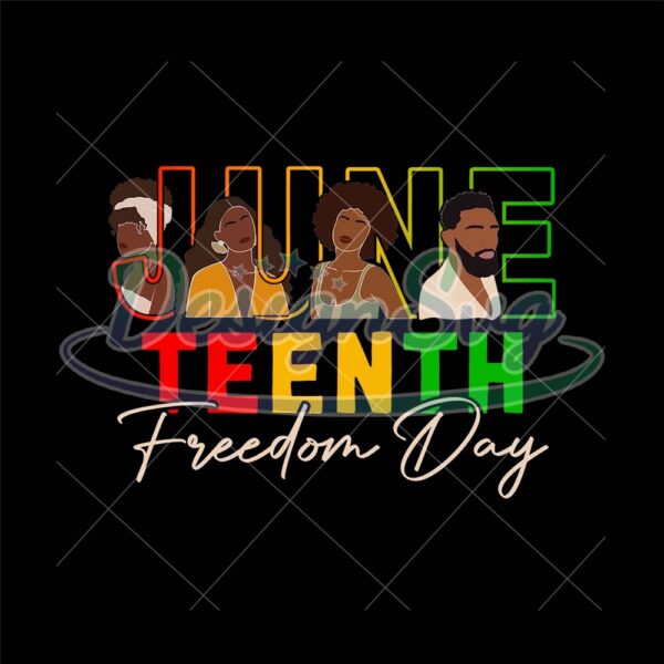 Juneteenth Freedom Day Sublimation Png